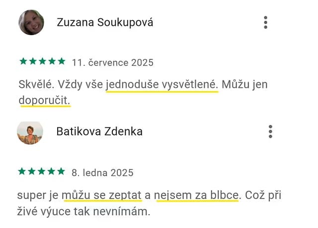 5★ recenze aplikace Kuba English z App Store